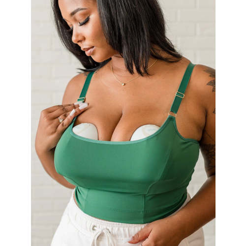 Amelia Pumping & Nursing Crop Cami - HOLIDAY