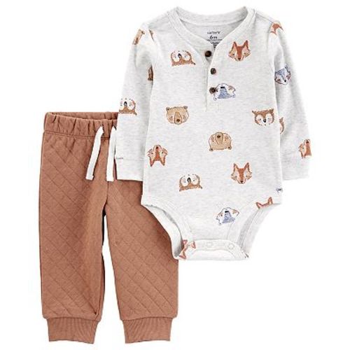 Baby Boy Carter's 2-Piece Animal Print Bodysuit Pant Set