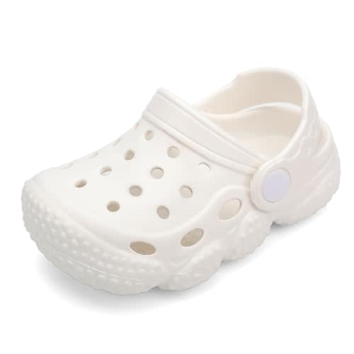 INMINPIN Baby Clogs Garden Shoes Newborn Infant Lightweight Breathable Beach Pool Sandals Non-Slip Baby Boys Girls Water Shower Summer Shoes Splay Naturally