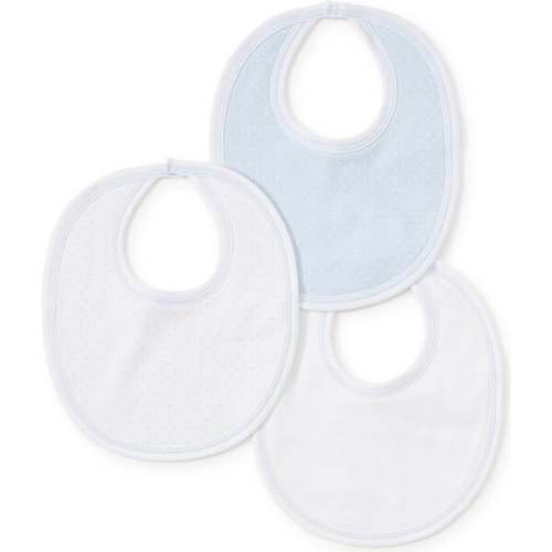 3pc Dotted Bib Set, Blue - Kissy Kissy | Maisonette