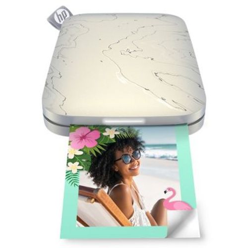 Hp Sprocket Select Portable 2.3x3.4" Instant Photo Printer (eclipse) Print Pictures On Zink Sticky-backed Paper From Your Ios & Android Device.