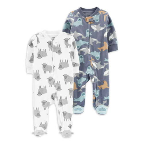 Carter's Child of Mine Baby Boys, Sleep N Play, 2-Pack, Sizes 0/3-6/9 Months
