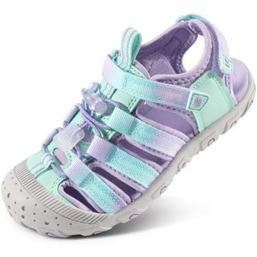 Stelle Boys Girls Sport Water Sandals Kids Summer Outdoor Beach Hiking Closed-Toe Athletic Shoes for Toddler/Little/Big Kids