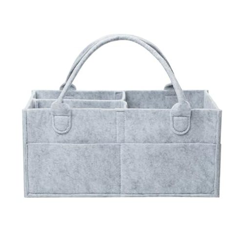 Mr. Pen- Baby Diaper Caddy Organizer, Grey, Large, Diaper Organizer, Car Diaper Caddy, Baby Caddy Organizer, Portable Diaper Caddy, Diaper Organizer for Changing Table, Baby Organizer for Nursery