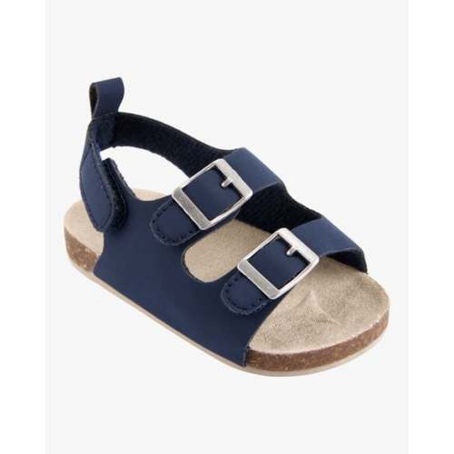 Baby Buckle Faux Cork Sandals  - Navy - Carter's | Carter's