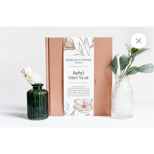 Baby's First Year Memory Book & Baby Photo Album by Duncan & Stone – Duncan & Stone Paper Co.
