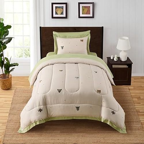 Jungle Safari Comforter Set, Twin Size