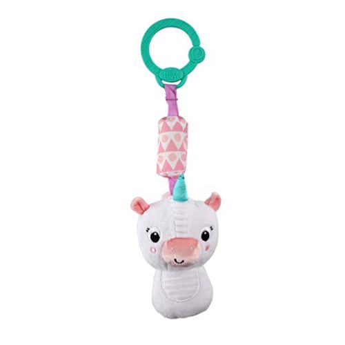 Bright Starts Chime Along Friends On-The-Go Take-Along Toy - Unicorn, Ages Newborn +