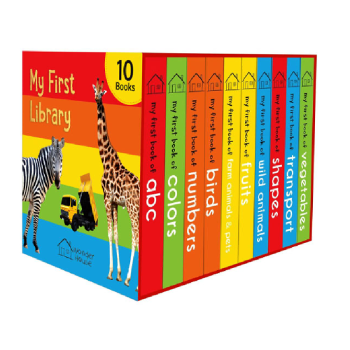 My First Library: Boxset of 10 Board Books for Kids by Wonder House Books, Hardcover | Barnes & Noble®