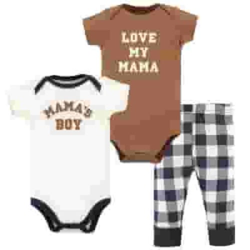 Hudson Baby 2 Cotton Short Sleeve Bodysuits and Pant Set, Preemie - 24 Months