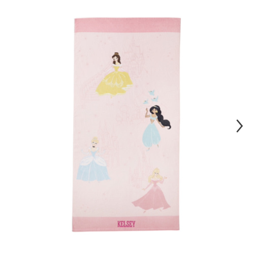 Disney Princess Castles Kid Beach Towel | Pottery Barn Kids