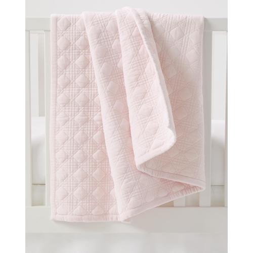 Bennett Velvet Mini Quilt – Blossom | Serena & Lily