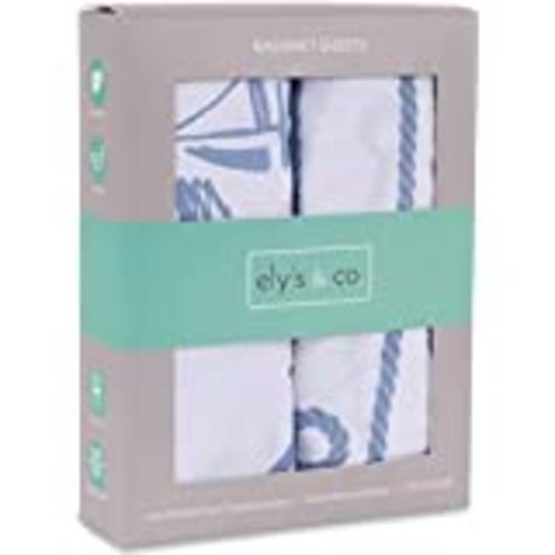 Amazon.com : Bassinet Sheet Set 2 Pack - Baby Bassinet Sheets with 100% Jersey Cotton - Bassinet Sheets for Baby Girl and Boy, Newborn Essentials (Blue Stars & Stripes) : Baby