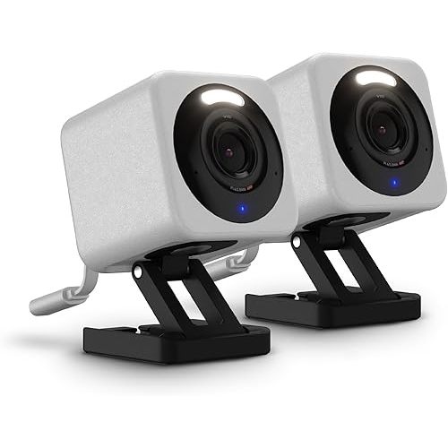 WYZE Cam v4, 2.5K QHD WiFi Indoor/Outdoor Smart Home Security Camera, Pet/Baby Monitor, Motion Activated Spotlight/Siren, Color Night Vision, 2-Way Audio, Works with Alexa & Google, Free Expert Help