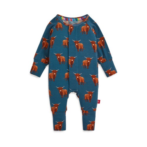 Word To Your Herd Convertible Romper, 3-6M