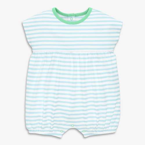Baby bubble shortie in stripe - Saltwater / white stripe / 6-12