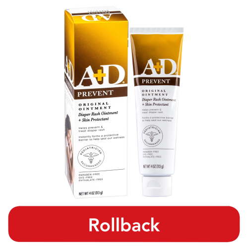 A+D Original Diaper Rash Ointment, 4oz