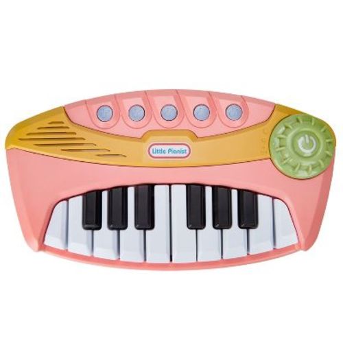 Contixo Kids Electronic Keyboard Toy, 5 Songs, Lights & Adjustable Volume - KP2 - Pink