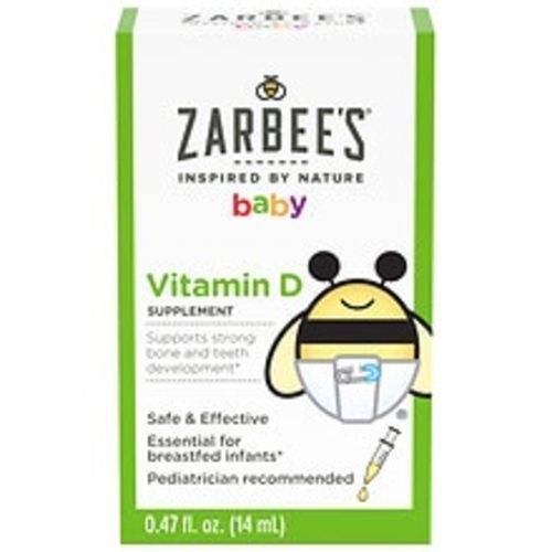 Zarbee's Baby Vitamin D Supplement Fragrance-Free