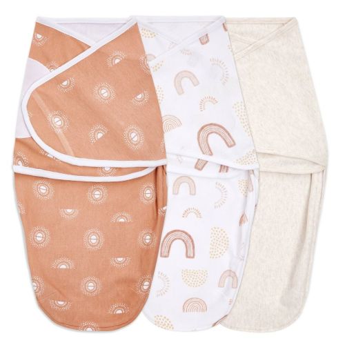 aden + anais Essentials Easy Swaddle Wrap - 3pk, Color: Keep Rising, Size: 0-3 Months