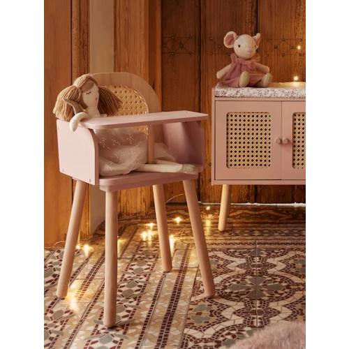 High Chair in FSC® Wood & Wicker - multi, Toys