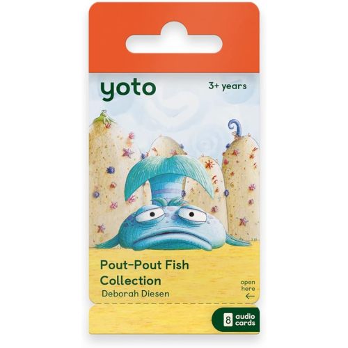YOTO The Pout-Pout Fish Collection by Deborah Diesen – 8 Kids Audio Cards for Use with Player & Mini All-in-1 Audio Device, Screen-Free Listening with Playtime Bedtime & Travel Stories, Ages 1+
