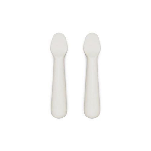 Lalo 2pk Silicone Baby Spoons - Blueberry