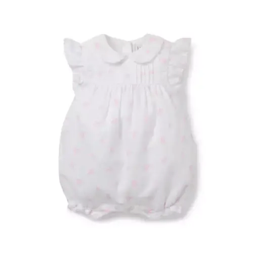 Baby White Floral Baby Floral Pintuck Romper by Janie and Jack