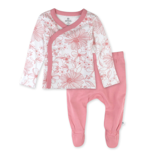 Honest Baby Clothing Baby Boy or Girl Gender Neutral Organic Cotton Take Me Home Set, 2 Piece (Preemie-9 Months)