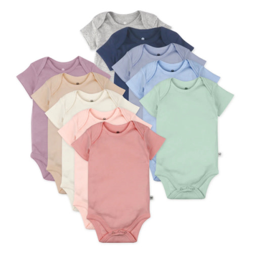 10-Pack Organic Cotton Short Sleeve Bodysuits | Honest Baby Clothing