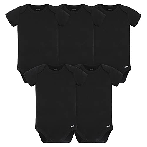Gerber unisex-baby 5 Pack Onesies Multi-packs Bundle Interlock 180 GsmShirt