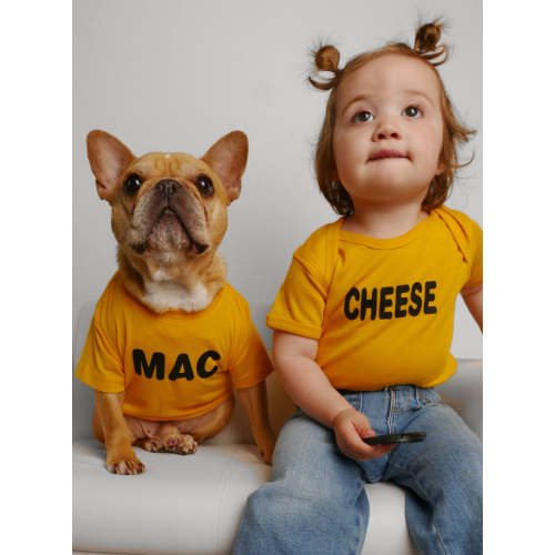 Mac + Cheese (2-Pack) Baby + Dog Set