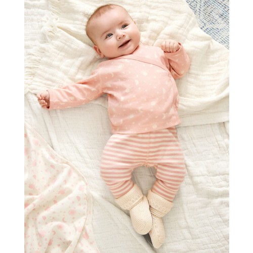 Baby Sweaterknit Booties | Ecru