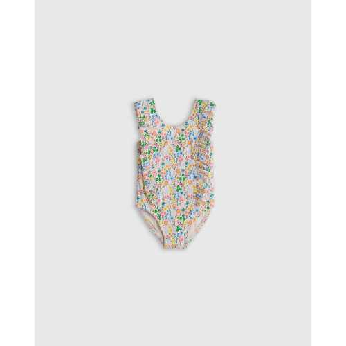 Ruffle One Piece Swimsuit - Baby in Ditsy Floral