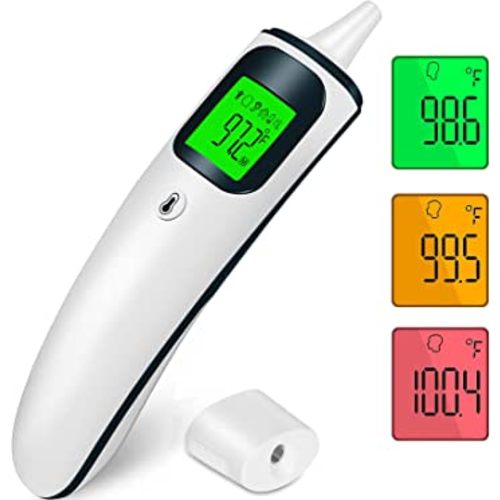 Thermometer,Ear Thermometer for Kids,Forehead Thermometer for Adults Baby Thermometer with Fever Alarm Fast and Accurate,Ideal for Whole Family