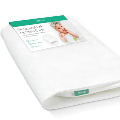 Extra Waterproof Crib Mattress Cover - Standard / Cloud White