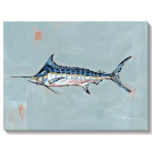 Blue Marlin on canvas – Chelsea McShane Art
