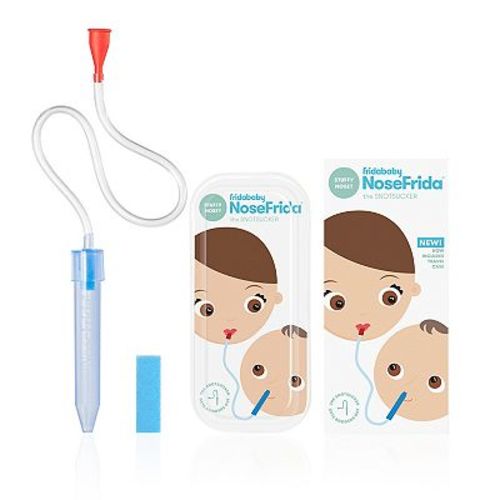 Fridababy Baby Nasal Aspirator NoseFrida Snotsucker & Travel Case