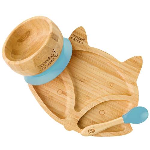 Fox Plate and Bowl Bundle Gift Set