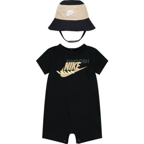 Sportswear Romper & Bucket Hat Set, 3M