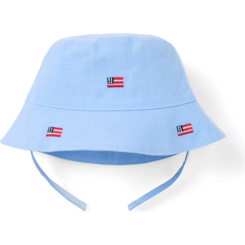 Baby Embroidered Flag Bucket Hat