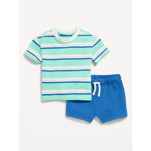 Printed Waffle-Knit Top and Shorts Set for Baby | Old Navy
