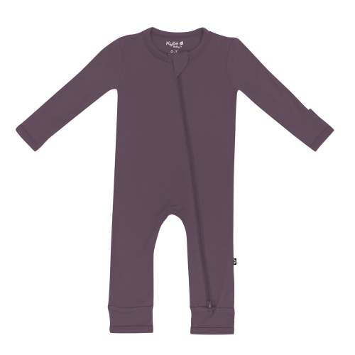 Zippered Romper in Currant