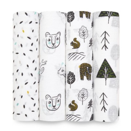 aden + anais essentials Muslin Swaddle Blankets - 4pk, Color: Making Sense