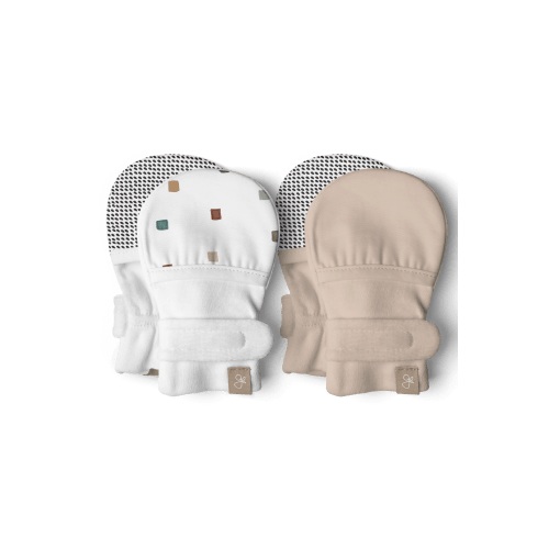 STAY ON 2-PACK MITTS | CITY BLOCKS + SANDSTONE