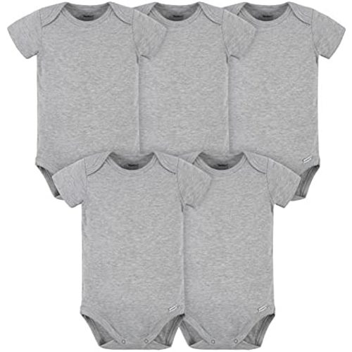Gerber Baby 5 Pack Onesies Multi-Packs Bundle Interlock 180 Gsm