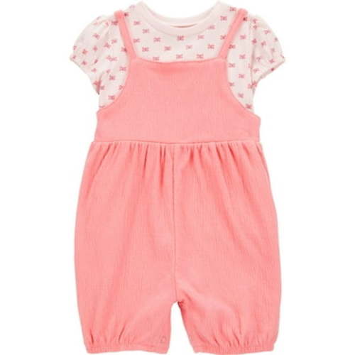 Carter's Child of Mine Baby Girl Romper, 2-Piece, Sizes 0/3-24 Months