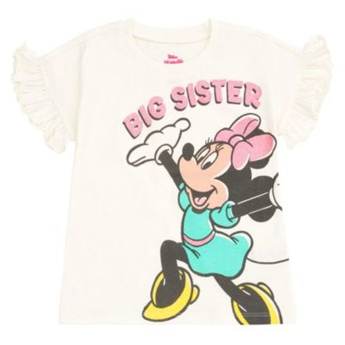 Disney Minnie Mouse Toddler Girls Matching Family T-shirt Big Sister 5t