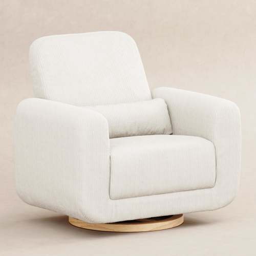 Tuba Extra Wide Swivel Glider in Corduroy