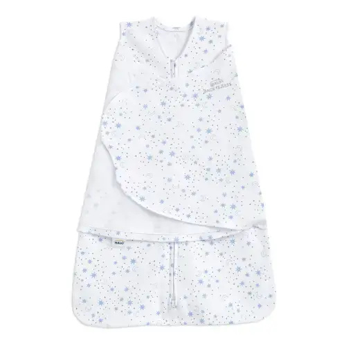 Cotton Swaddle Midnight Moons Blue S | HALO